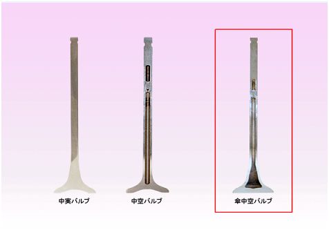 三菱重工業「傘中空バルブ」